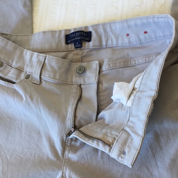 Talbots Simply Flattering 5-Pocket Gray Jeggings Size 8 - Picture 4 of 9